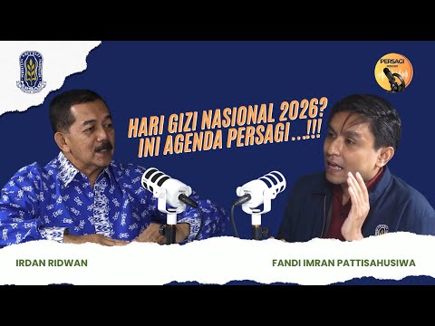 Hari Gizi Nasional 2026?? Ini Agenda PERSAGI Provinsi Sulawesi Tengah!!! | PERSAGI Provinsi Sulawesi Tengah PODCAST Eps. 16
